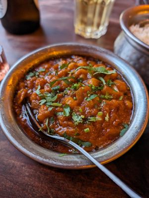Chana Masala at Chaula's Indian Restaurant in Lewes
