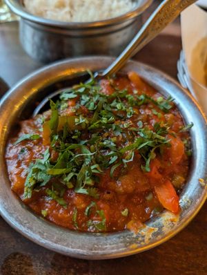 Veg Jalfrezi at Chaula's Indian Restaurant in Lewes
