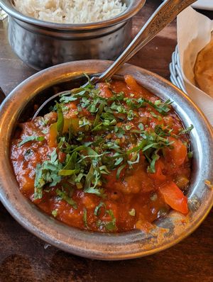 Veg Jalfrezi at Chaula's Indian Restaurant in Lewes