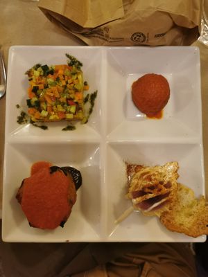 Antipasto vegano at Brancaleò in Pescara