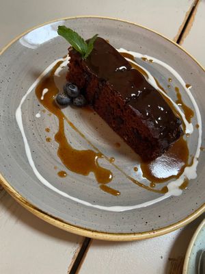 Sticky toffee pudding  at Harp & Crown in Corsham