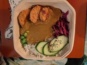 katsu curry at Harp & Crown in Corsham