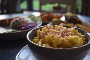 Mac n' "cheese" at Harp & Crown in Corsham