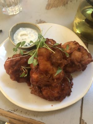 Cauliflower wings at Harp & Crown in Corsham