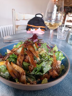 Caesar salad at Harp & Crown in Corsham