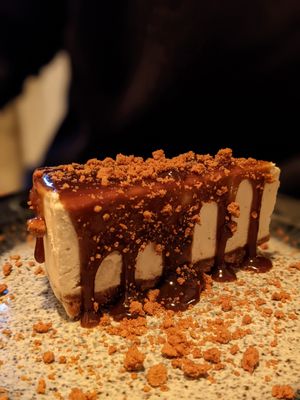 Biscoff cheesecake at Harp & Crown in Corsham