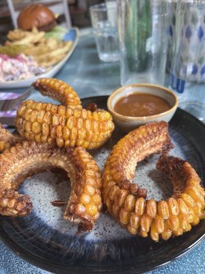 I loved these. Full of flavour and great side dish  at Harp & Crown in Corsham
