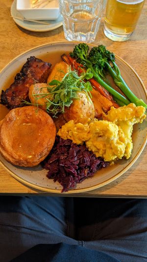 The Sunday roast. at Harp & Crown in Corsham