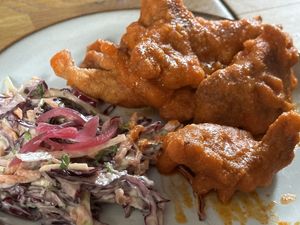 Seitan Buffalo Wings  at Harp & Crown in Corsham