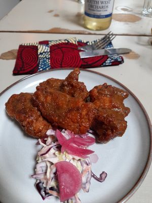 Seitan wings at Harp & Crown in Corsham