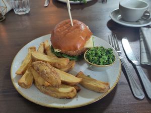 Fillet Oh No Fish Burger at Harp & Crown in Corsham