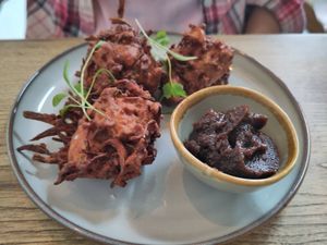 Pakoras at Harp & Crown in Corsham