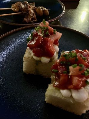 Strawberry bruschetta  at The Sunshine Inn in Redfern
