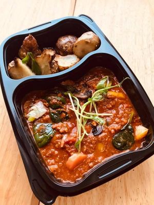 Mixed veggies w  at Veggieday.dk in Dragoer