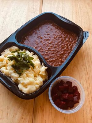 Million bøf ‘danish dish' at Veggieday.dk in Dragoer