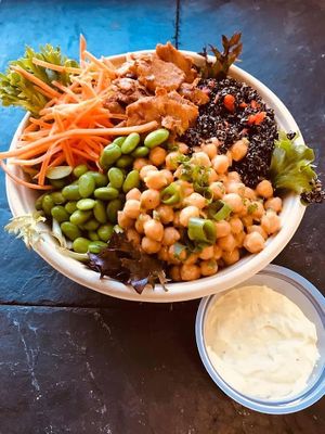 Vegan Bowl  at Veggieday.dk in Dragoer
