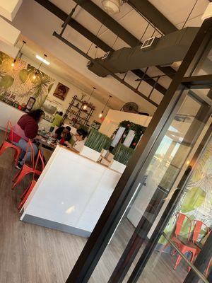 Dining area  at Sweet Basil in Franklin
