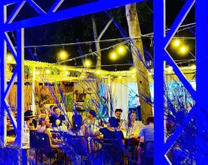 The patio at Veranda in Hoi An