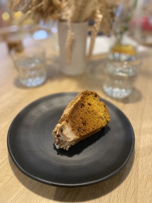 Vegan carrot cake at Angel Cakes in Krasnodar