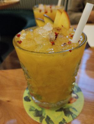 Caipirinia with sake at Temakinho in Bologna