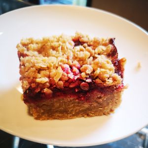 The one and only lonely Vegan Berry Slice at Vida Haus in Woodbridge