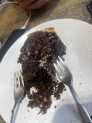 Chocolate, vanilla and hazelnut cake  at 2Hearts Bakery in Palermo