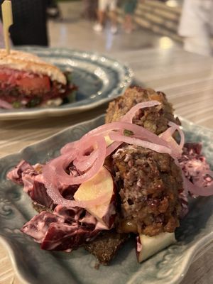 Tapa de Albóndigas veganas  at Ellen Restaurant in Torremolinos