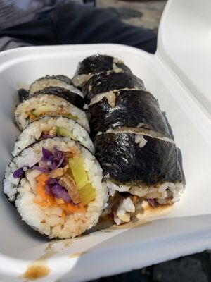 Tofu kimbap   at Kim Chi Korean Cafe in Hitchin