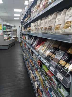 Can't believe how much Vegan stuff there is packed into this small shop! at The Plantbase Store in South East London