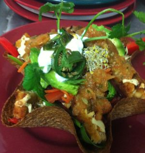 Mango Chick Bowl at Rainbow's End Cafe in Las Vegas