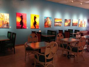 Dining area at Rainbow's End Cafe in Las Vegas