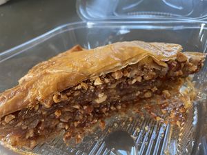 Vegan baklava  at Utopia  in Bangor