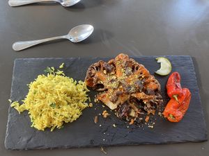 Cauliflower steak  at Utopia  in Bangor