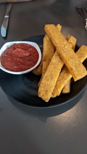 Polenta fries at Utopia  in Bangor