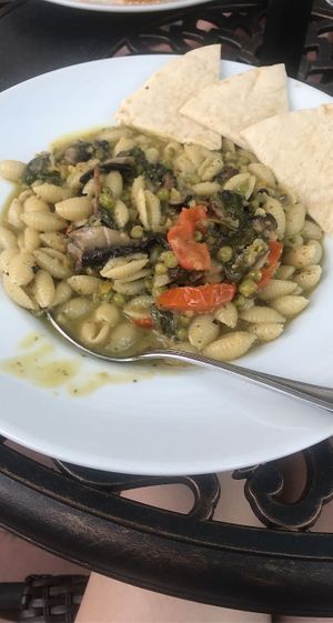 Was very good and flavorful, the restaurant menu  has a vegan/vegetarian section and the vegetarian things can be made vegan. Will be going again, food and service was great.  at Utopia  in Bangor