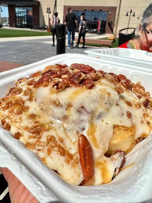 Cinnaholic - Mamaw’s Pecan Pie roll  at Cinnaholic in Pigeon Forge