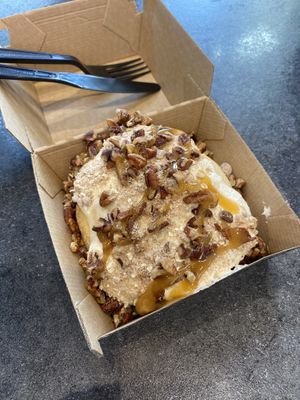 Pecan Pie Roll  at Cinnaholic in Pigeon Forge