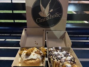   at Cinnaholic in Pigeon Forge