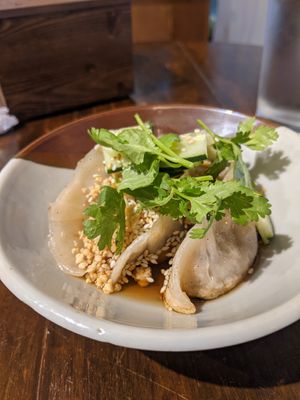 Dumplings at Wabi-Sabi Noodle House in Makati