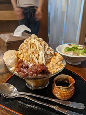 Kakigori at Wabi-Sabi Noodle House in Makati