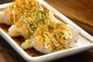 Okonomiyaki dumplings at Wabi-Sabi Noodle House in Makati