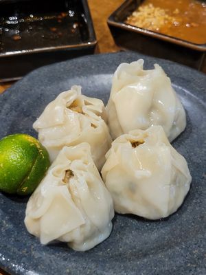 Vegan mushroom dim sum at Wabi-Sabi Noodle House in Makati