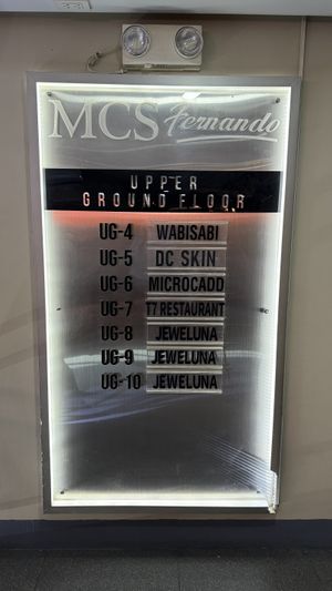 Unit numberr  at Wabi-Sabi Noodle House in Makati