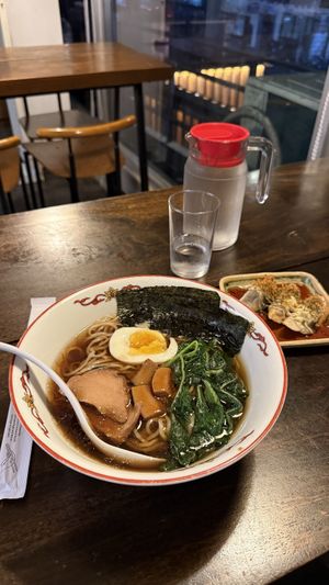 Shoyu ramen  at Wabi-Sabi Noodle House in Makati