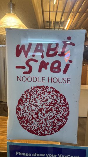 Wabi-Sabi logo  at Wabi-Sabi Noodle House in Makati