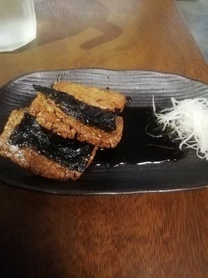 Veggie unagi at Wabi-Sabi Noodle House in Makati