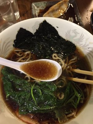 Shoyu ramen at Wabi-Sabi Noodle House in Makati