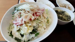 Pickled konjac rice bowl at Ooh Breado Teobachae - 터바채 비건 레스토랑 in Seoul