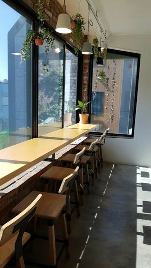 Interior of location - seating space at Ooh Breado Teobachae - 터바채 비건 레스토랑 in Seoul