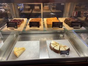 2 vegan pies in their ‘fridge’. Vegan apple pie is outside of the fridge, so not shown here. at Anne&Max - Domkwartier in Utrecht